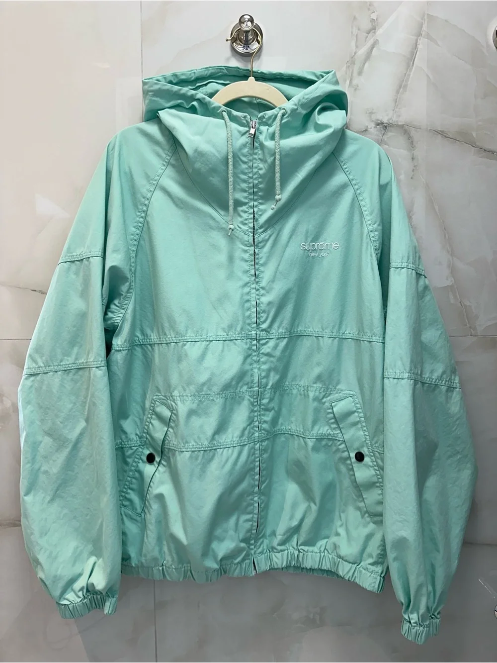 Supreme | Jackets & Coats | Supreme Hooded Raglan Jacket Mens Size
